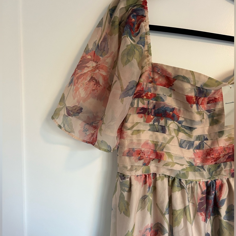The A&F Emerson Angel Sleeve Midi Dress Large Tall - Picture 6 of 8